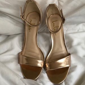 Rose gold Heeled Sandals